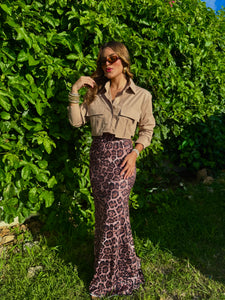 yareli cargo button down shirt