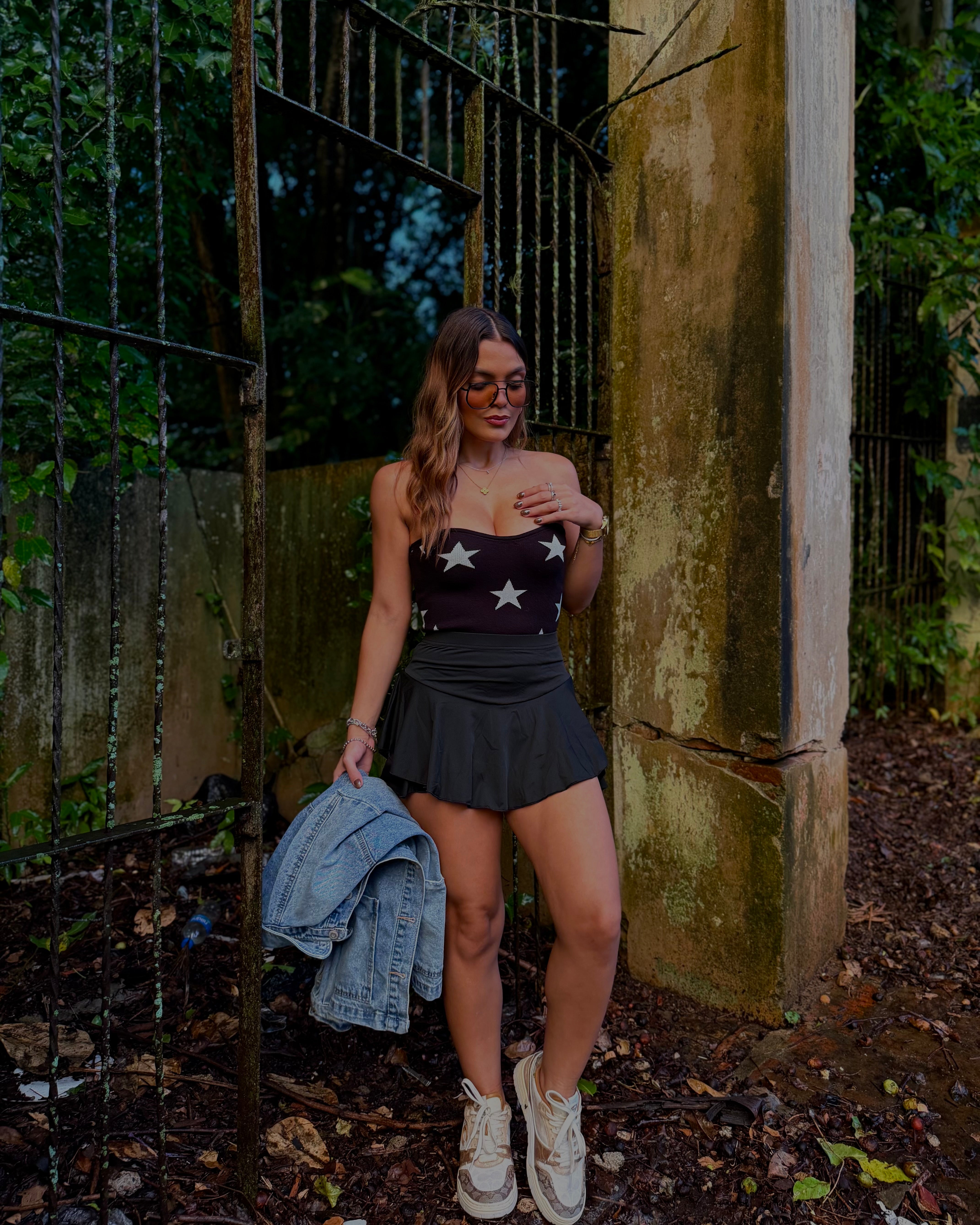 nandyan stars crop top