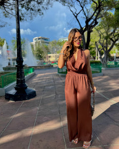 graycee elegant choco satin set