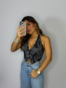 emily solei crop vest