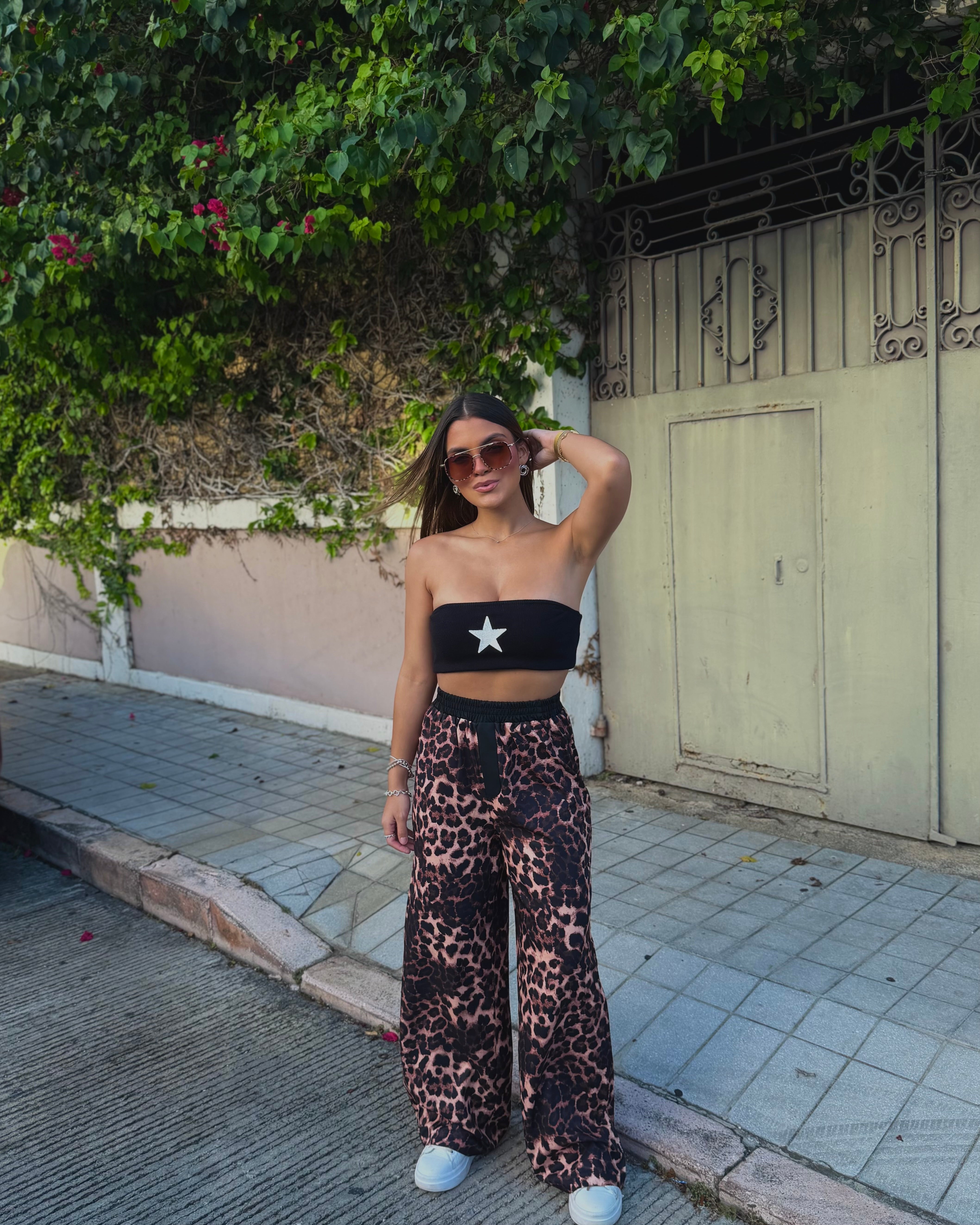 taissa leopard comfy pant