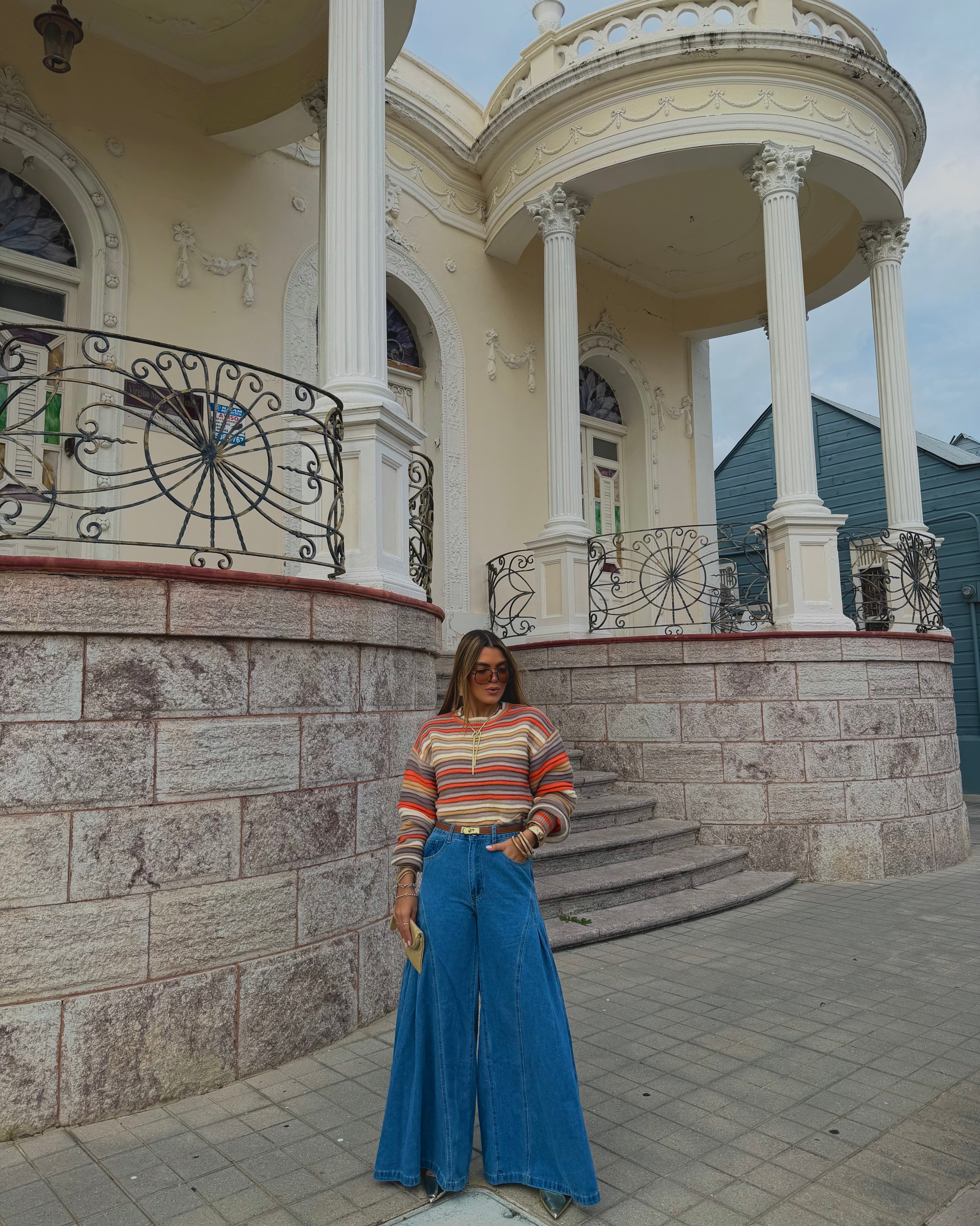 annies denim palazzo pants