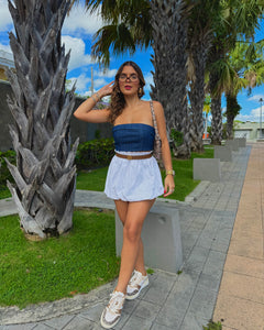 mayrie basic bubble skirt