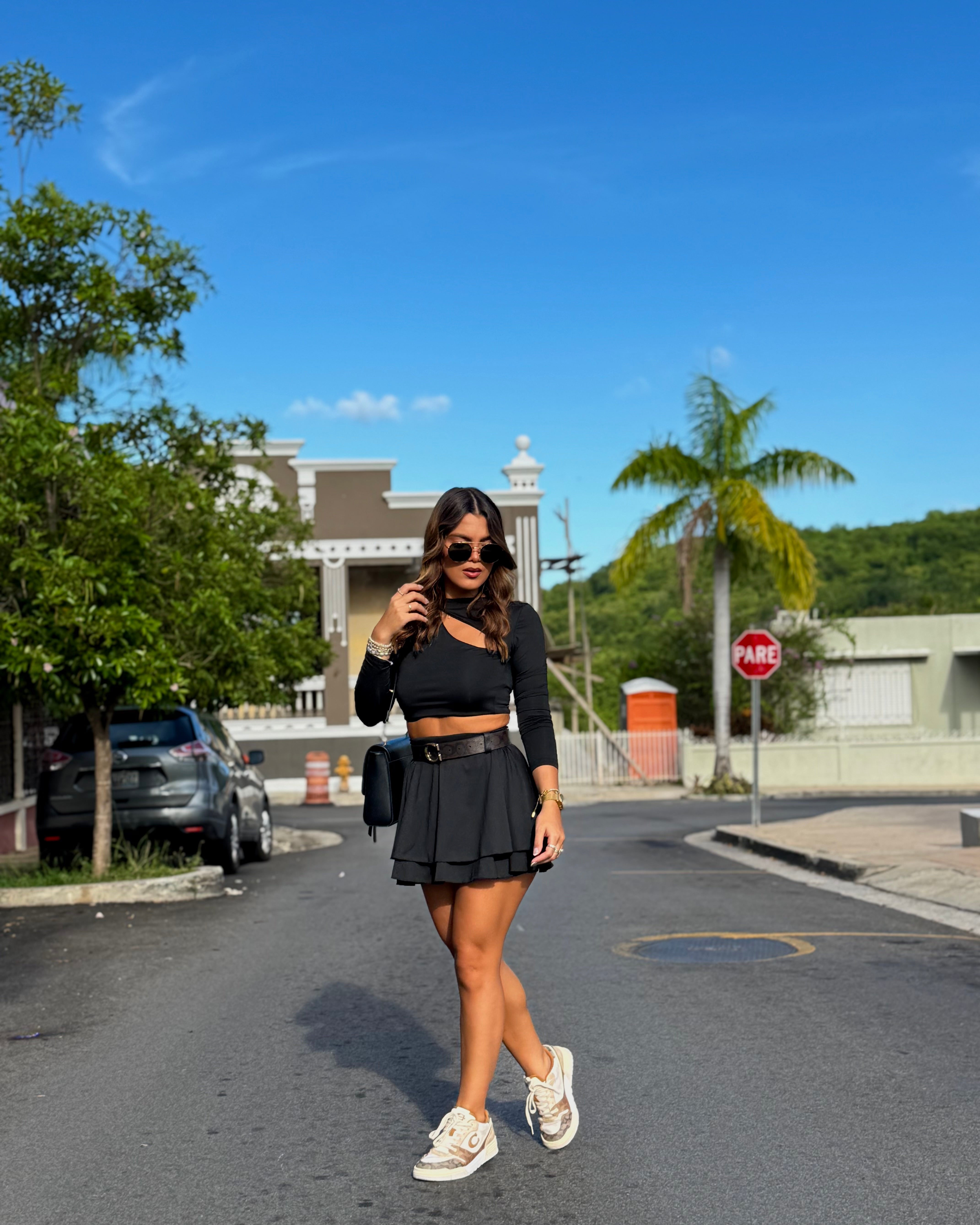lanney casual skirt set