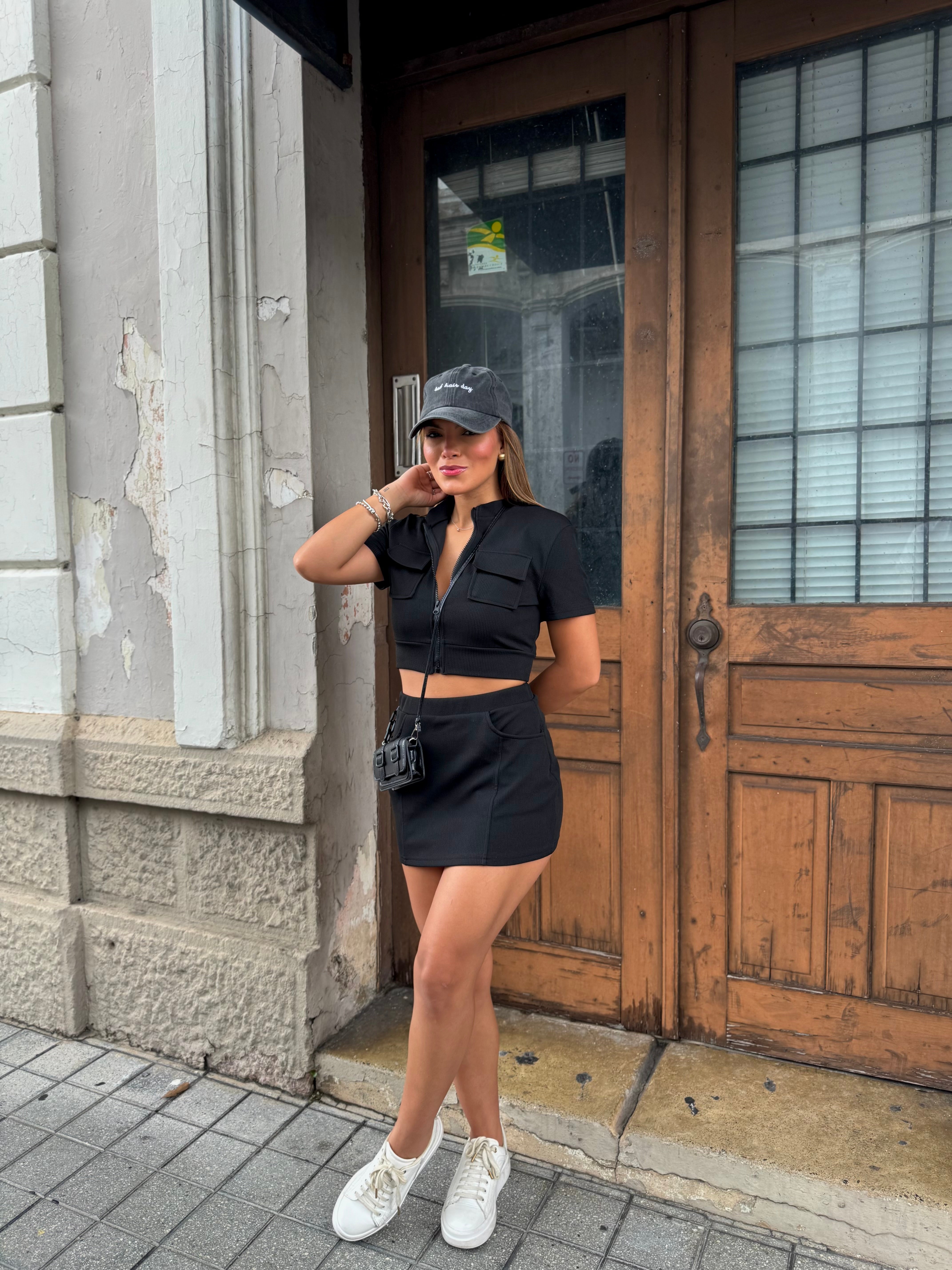 adelaida basic skirt set