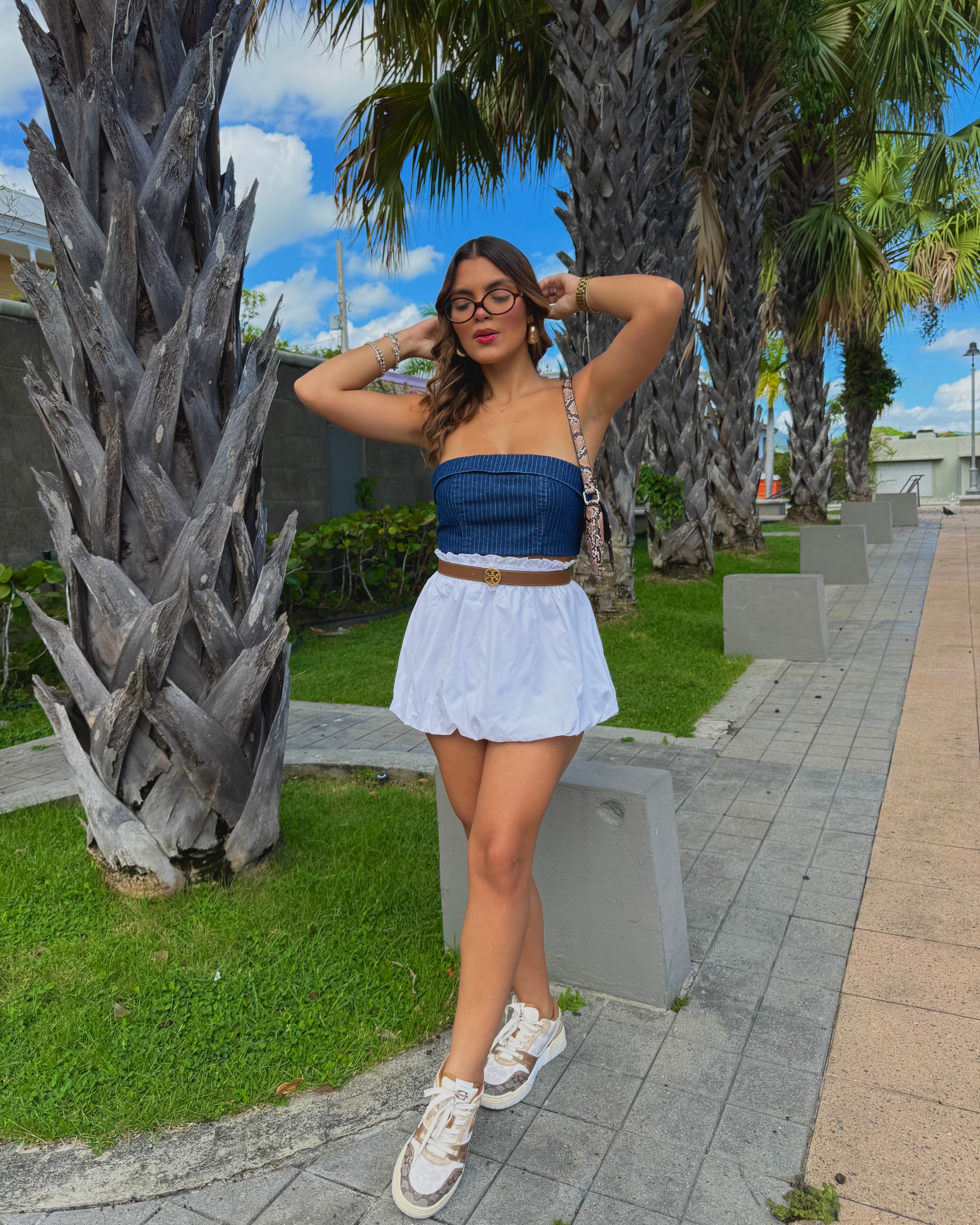mayrie basic bubble skirt