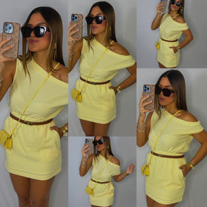 agnessi butter skirt set