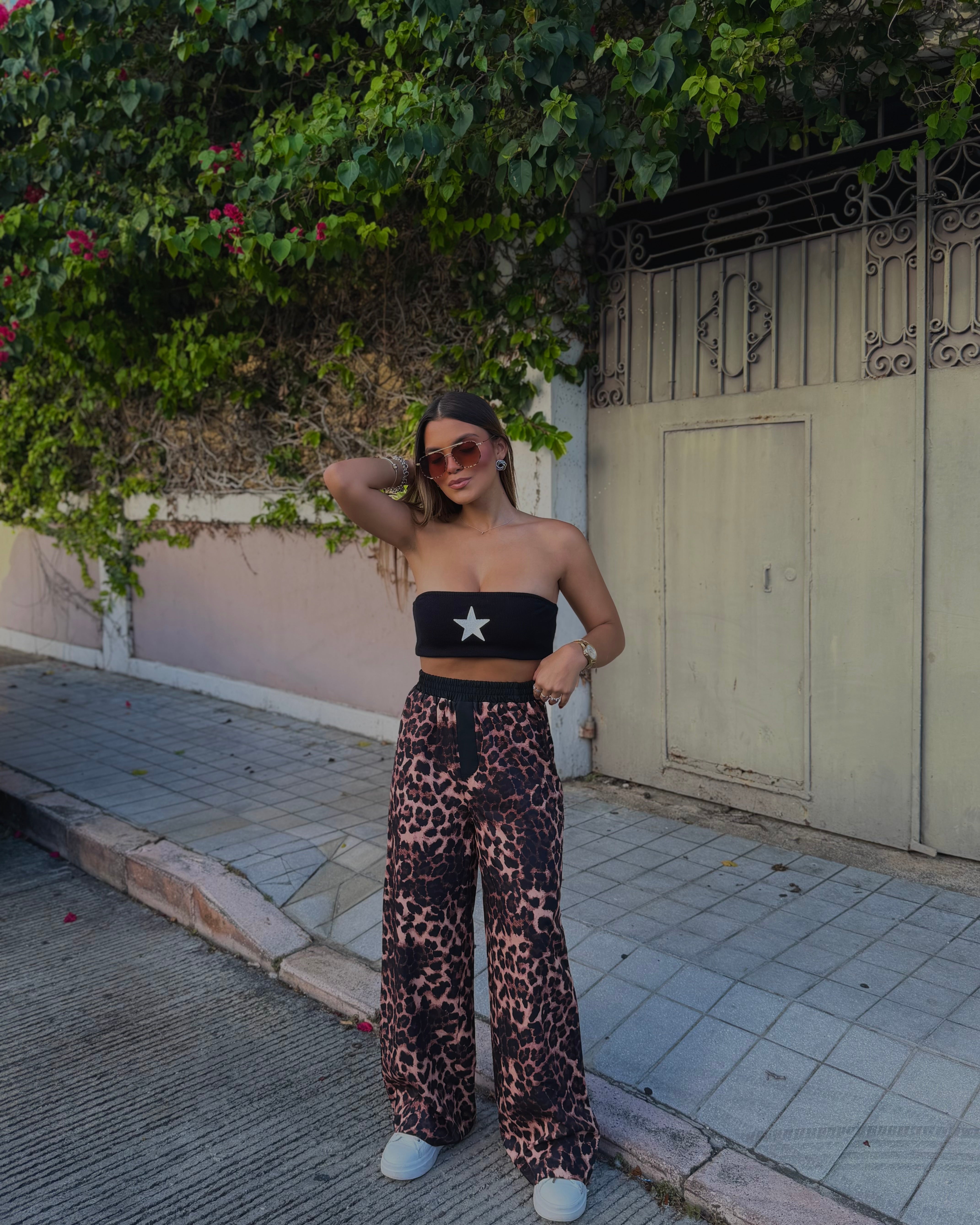 taissa leopard comfy pant