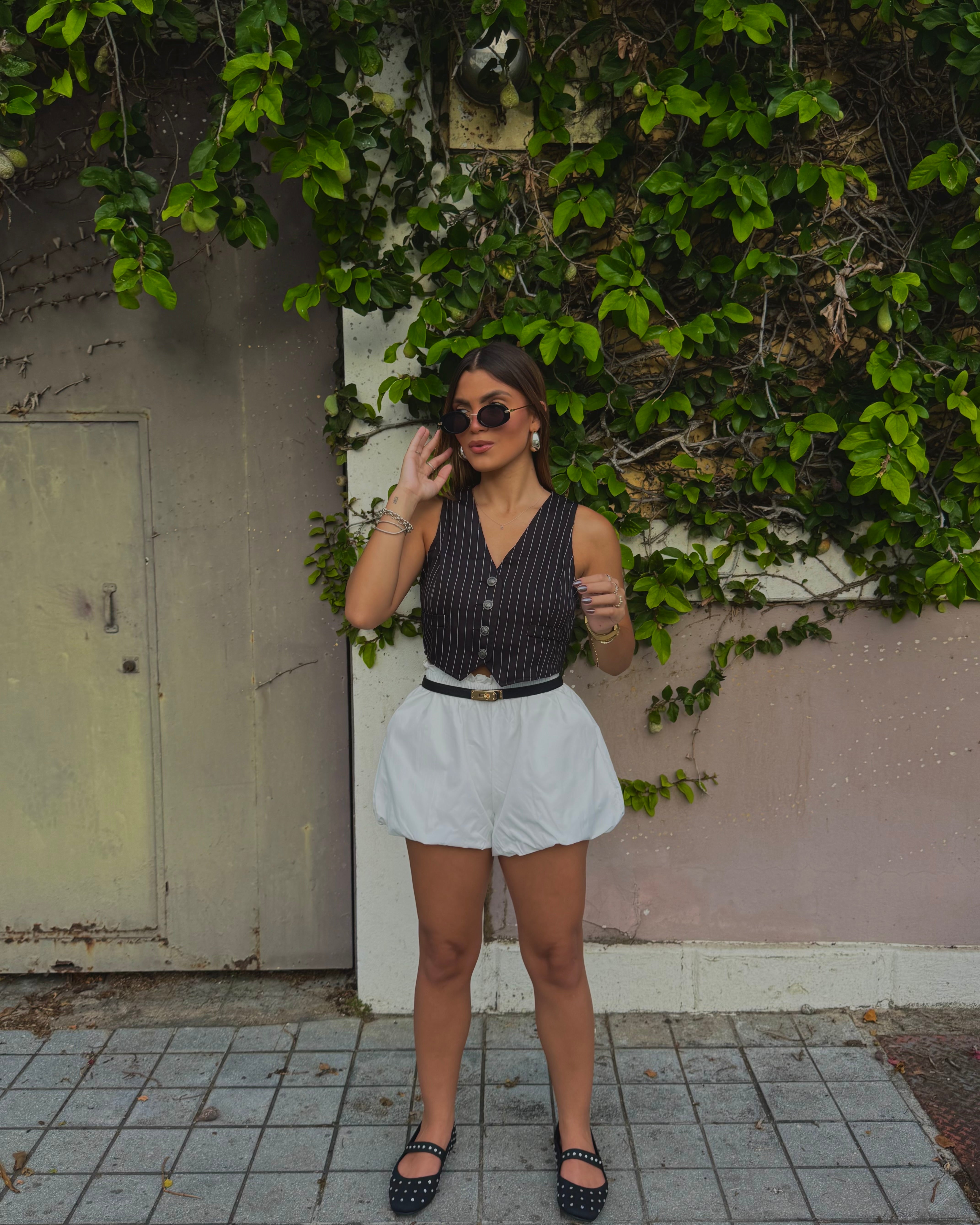 celine crop vest