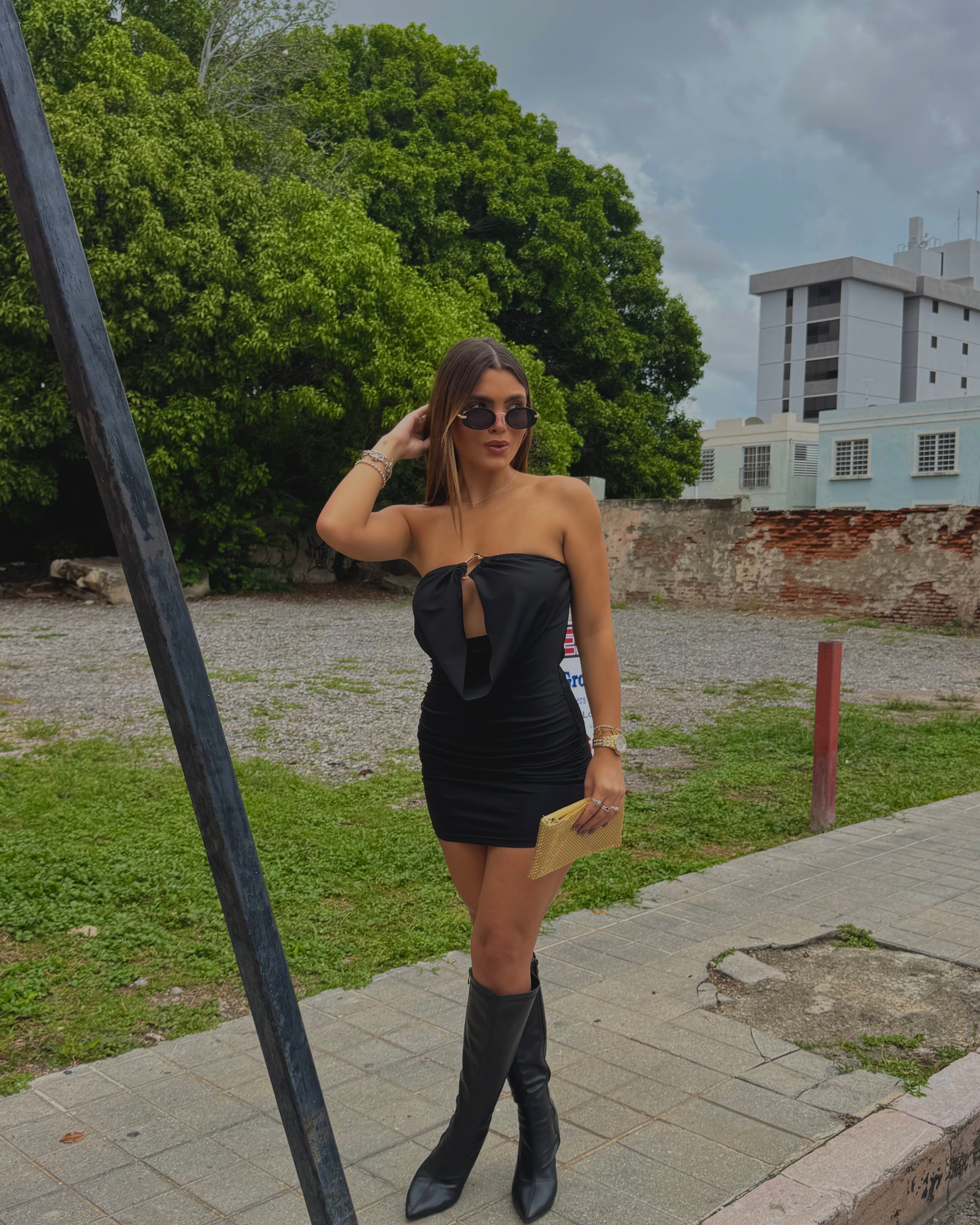 jovannaha strapless tubo dress