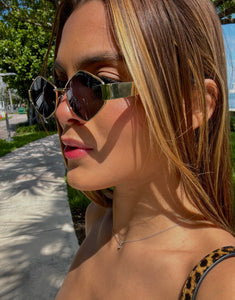 ROMBO gold sunglasses