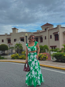 litzennies maxi skirt tropi set