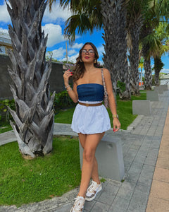 mayrie basic bubble skirt