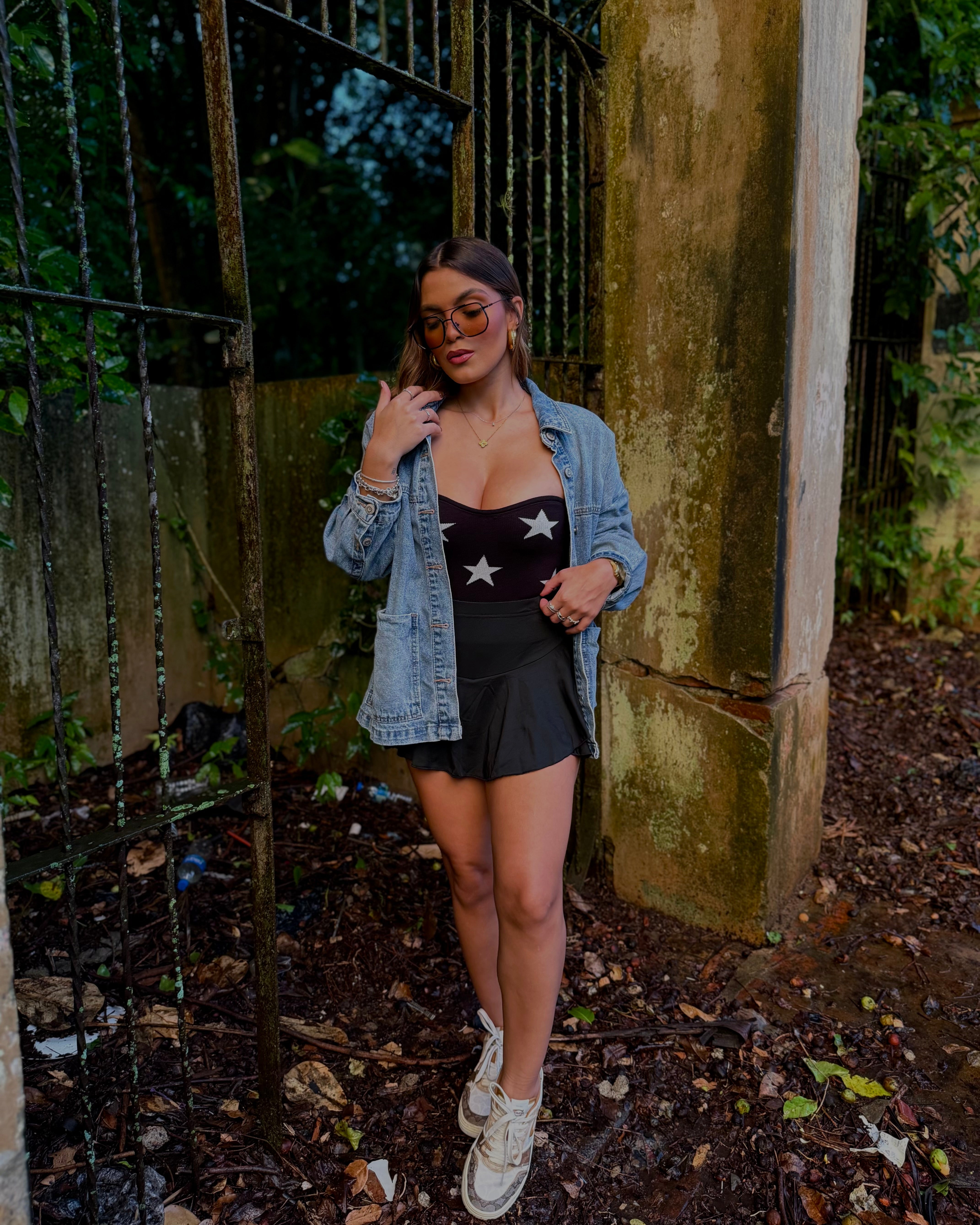 nandyan stars crop top