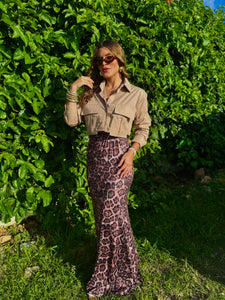yareli cargo button down shirt