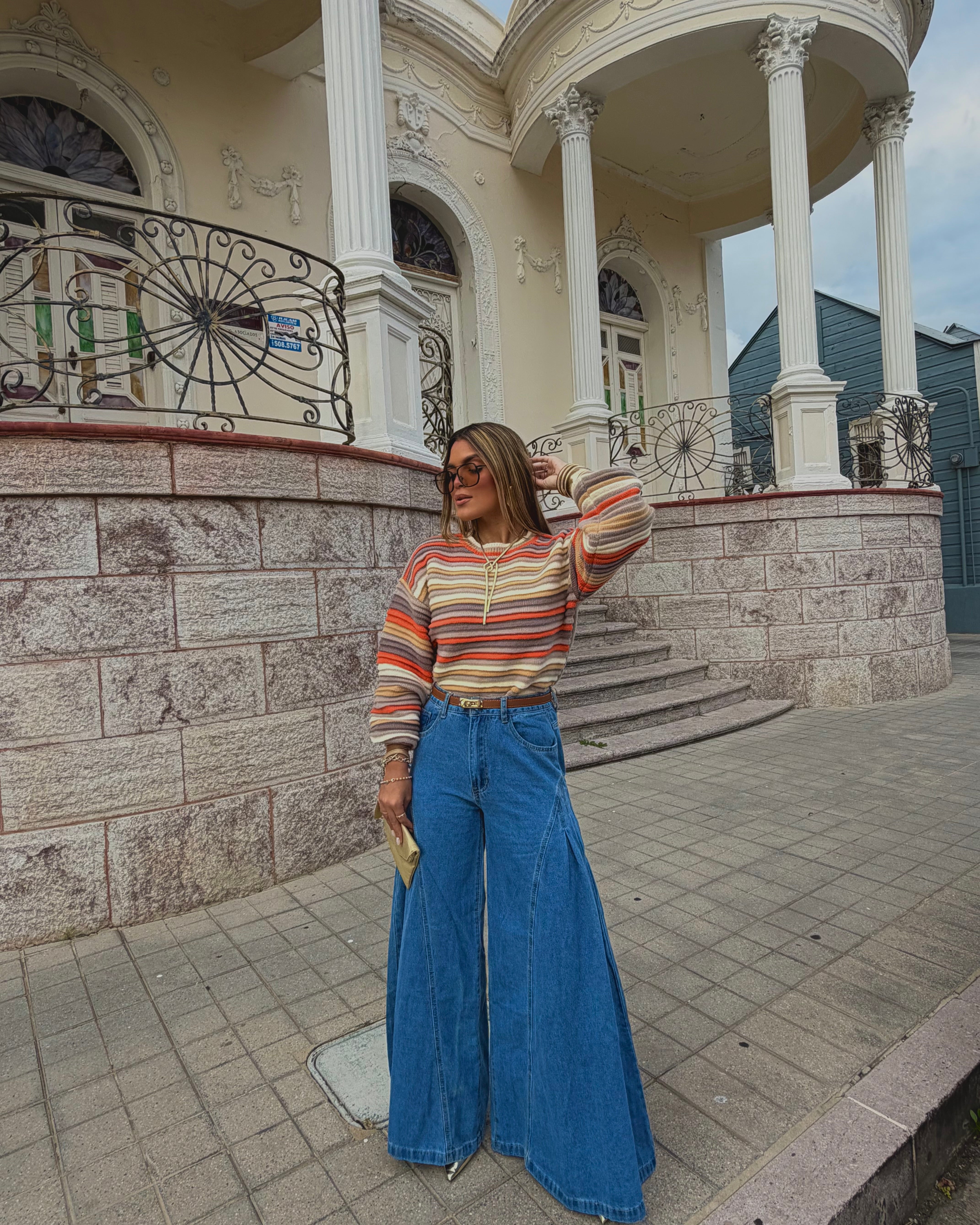 annies denim palazzo pants