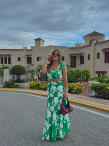 litzennies maxi skirt tropi set