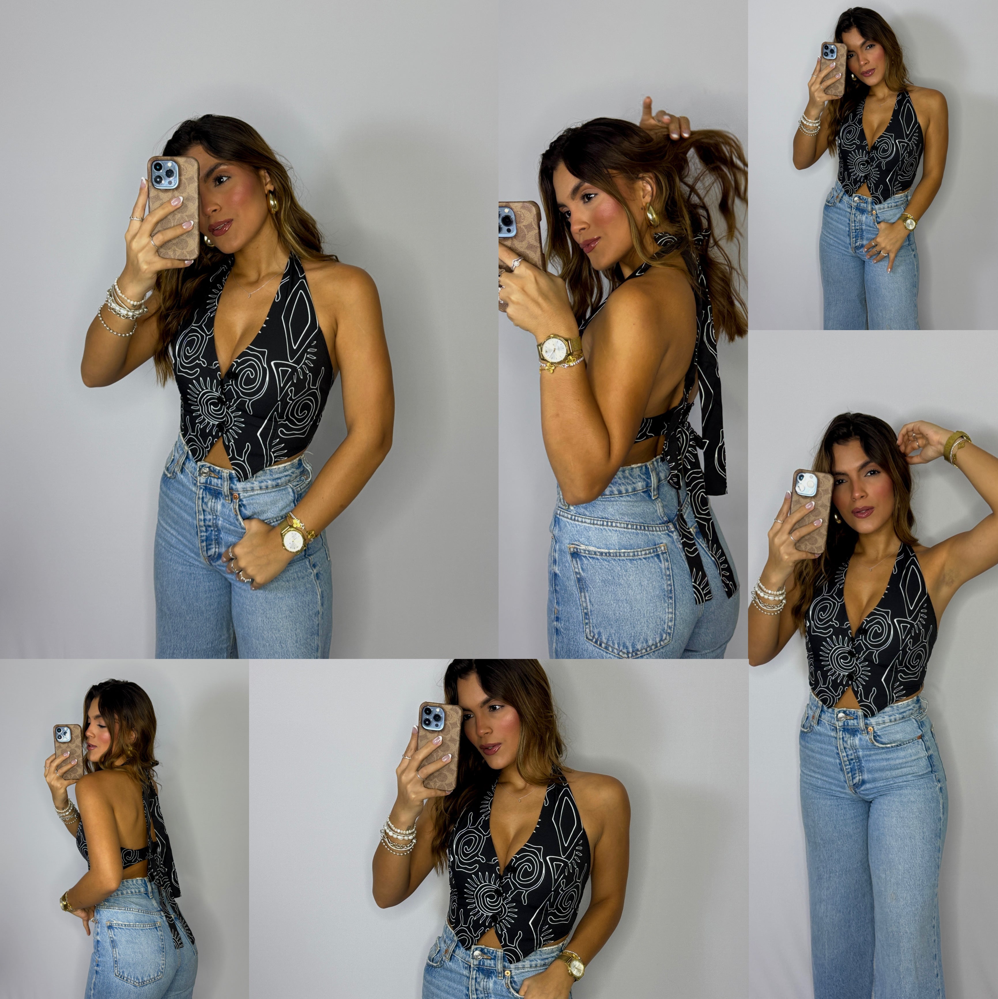 emily solei crop vest