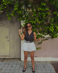 celine crop vest
