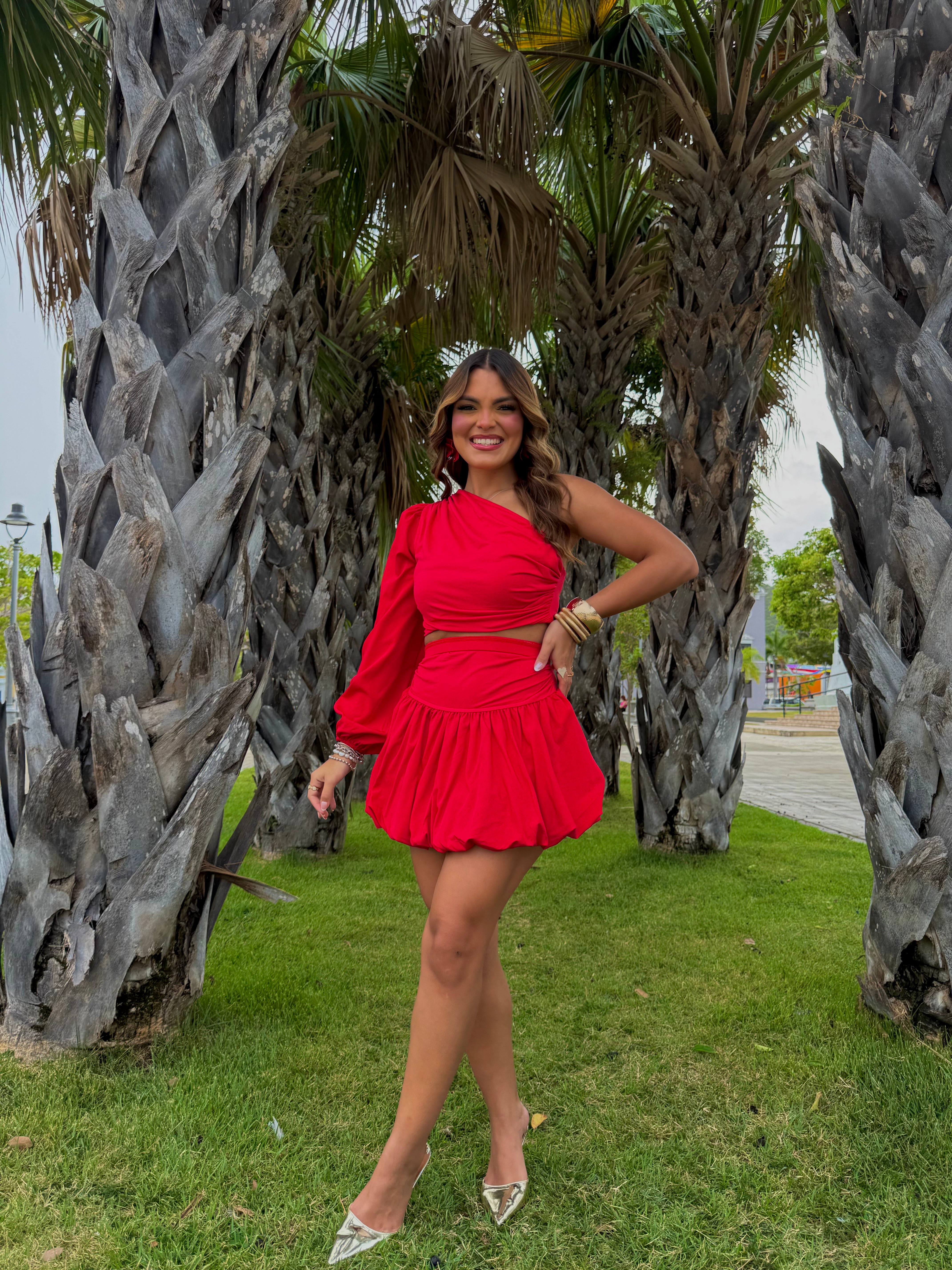fiamma rouge skirt set