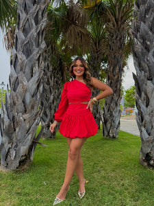 fiamma rouge skirt set