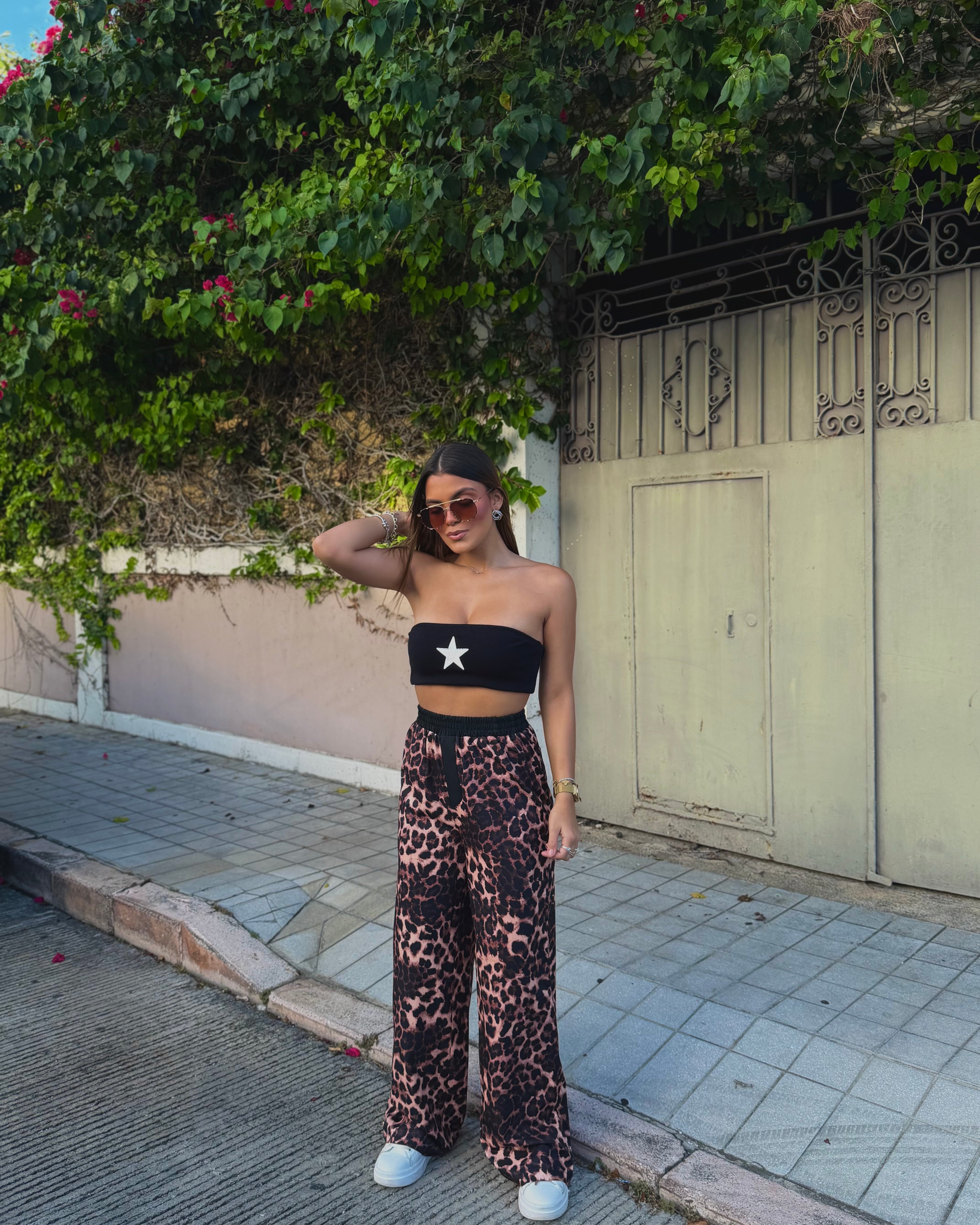 taissa leopard comfy pant