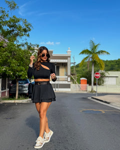lanney casual skirt set