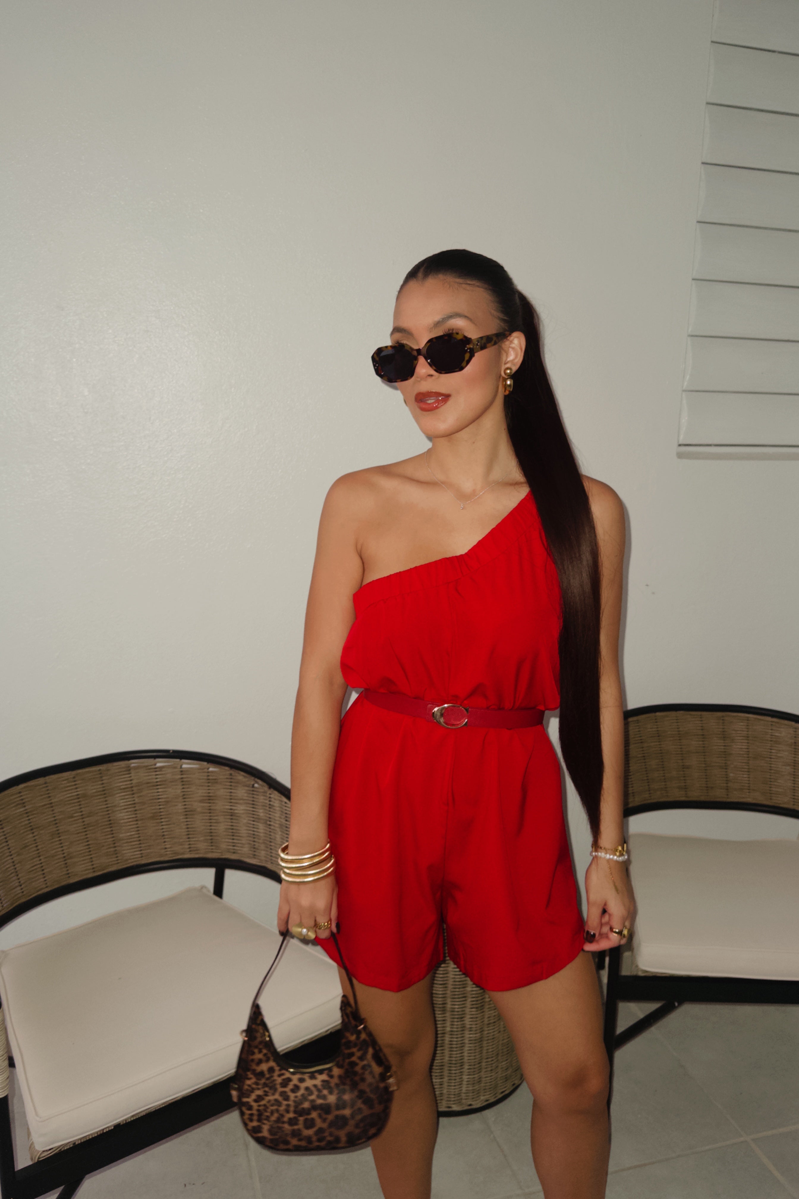 iliana wine romper