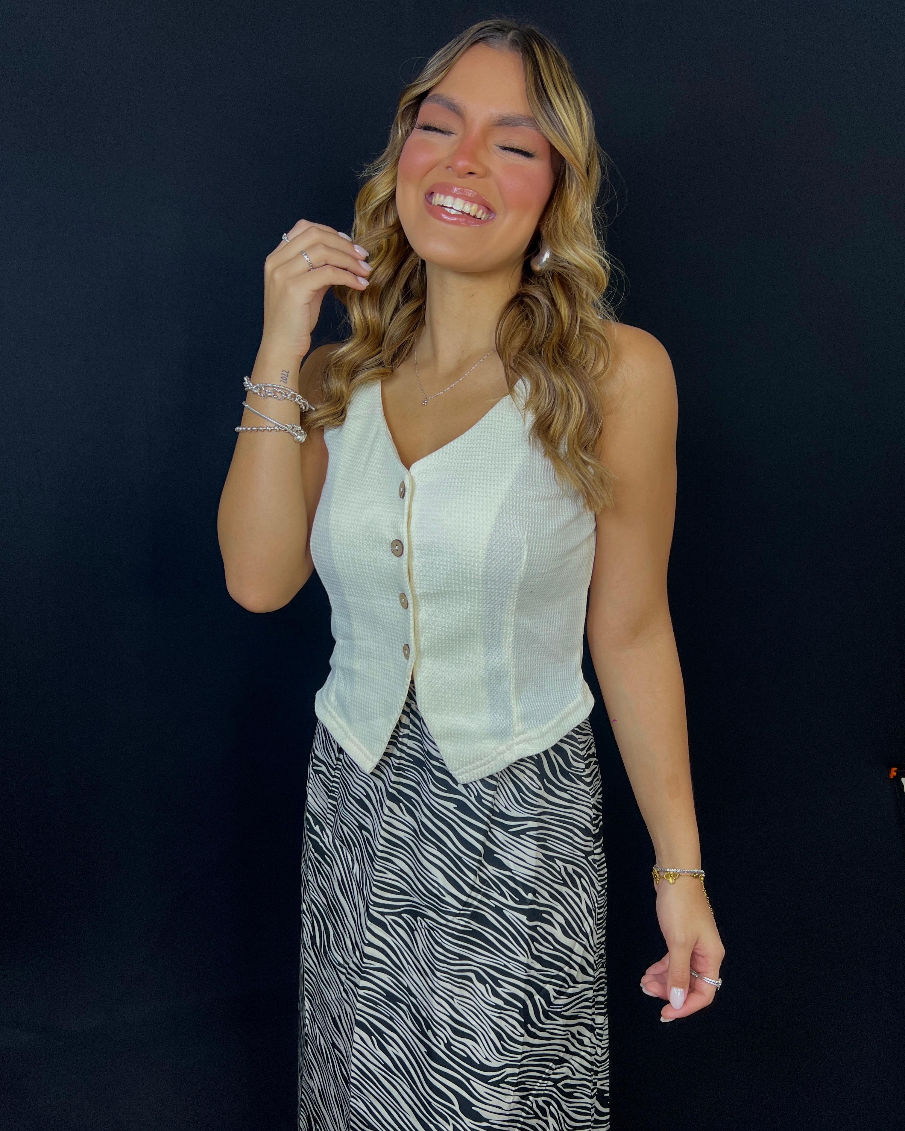 sandrie ivory blouse