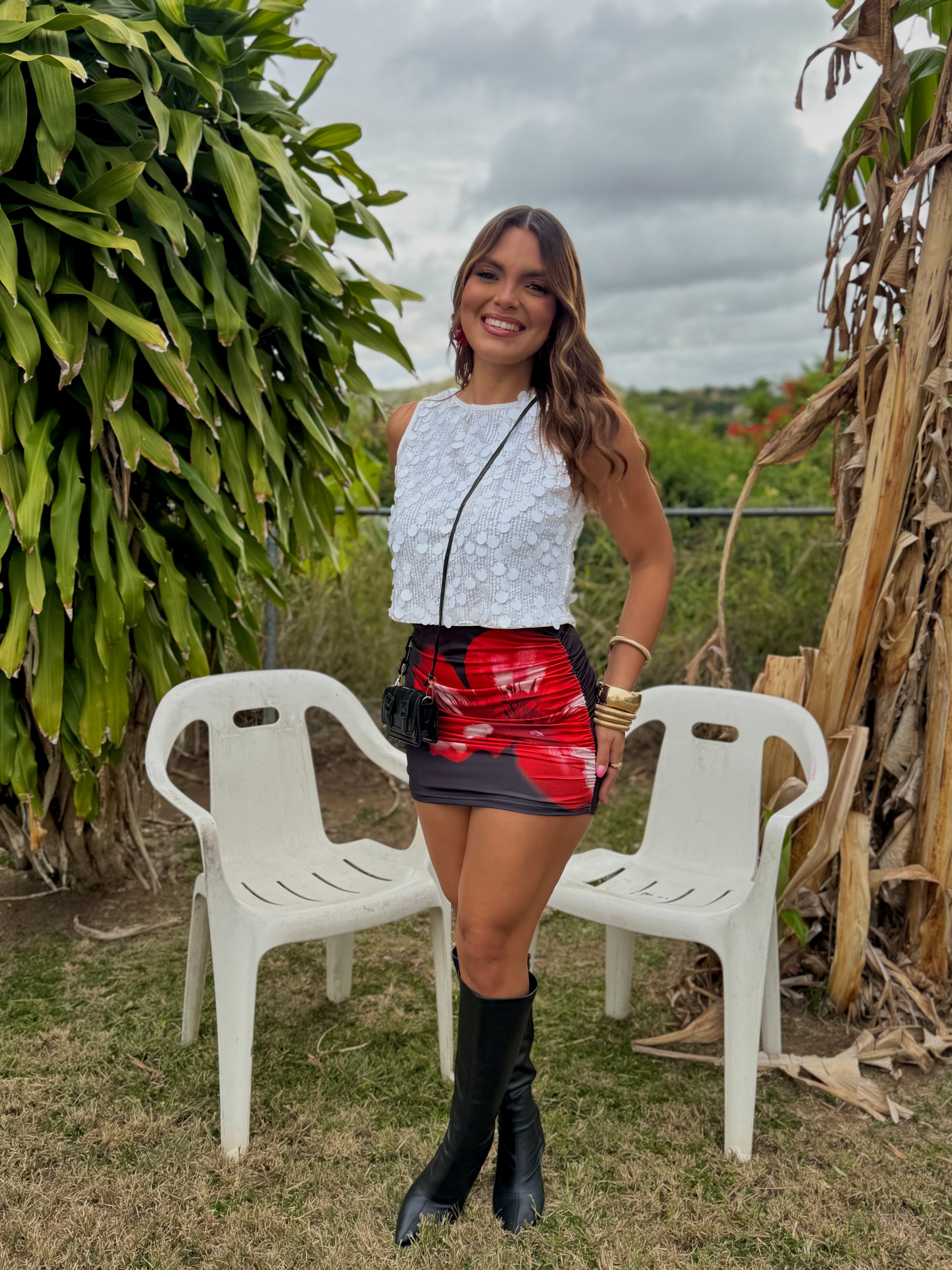 mirella scrunchie skirt