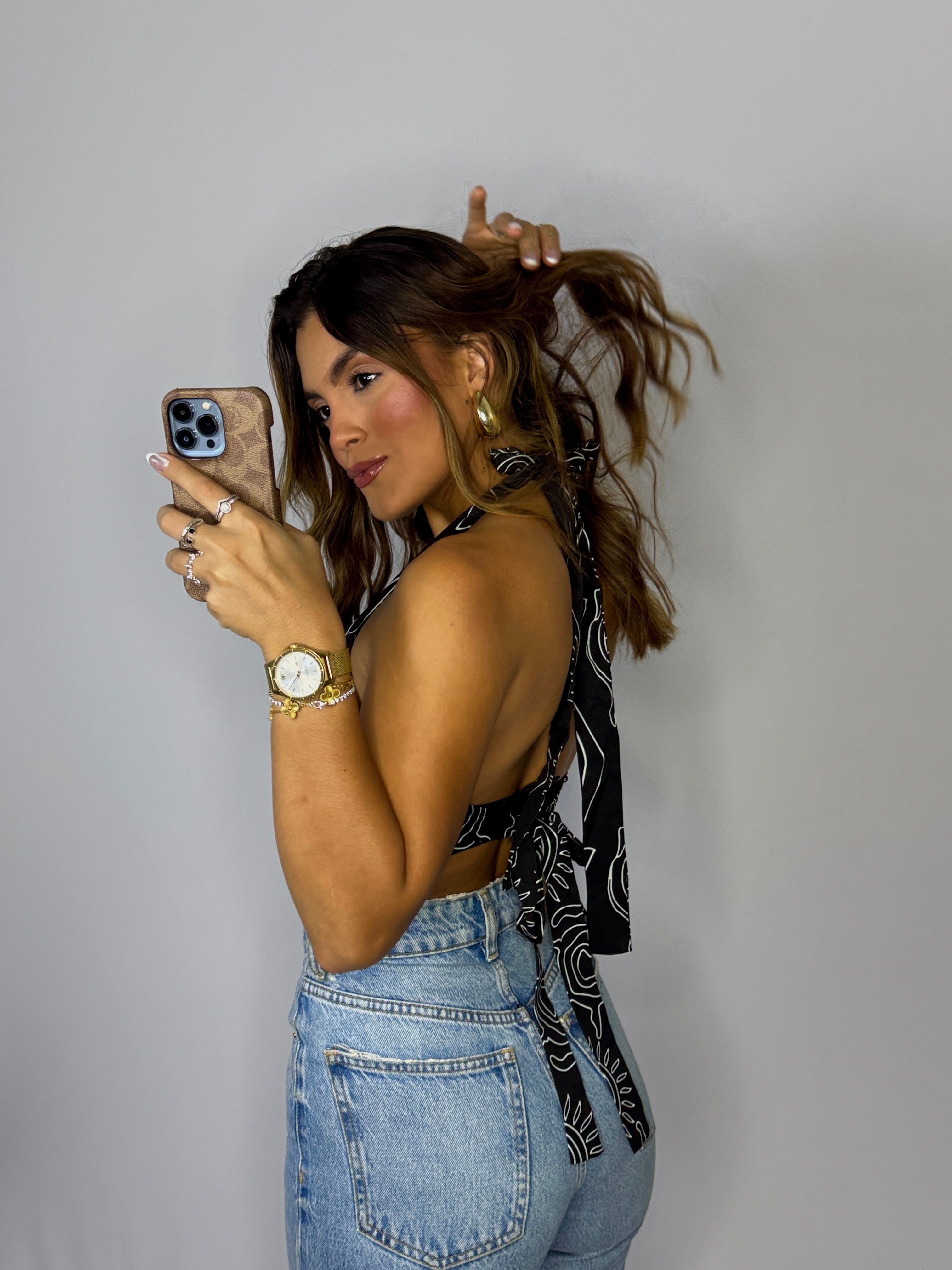 emily solei crop vest
