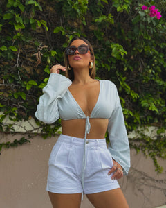 dánicka semi-formal denim short