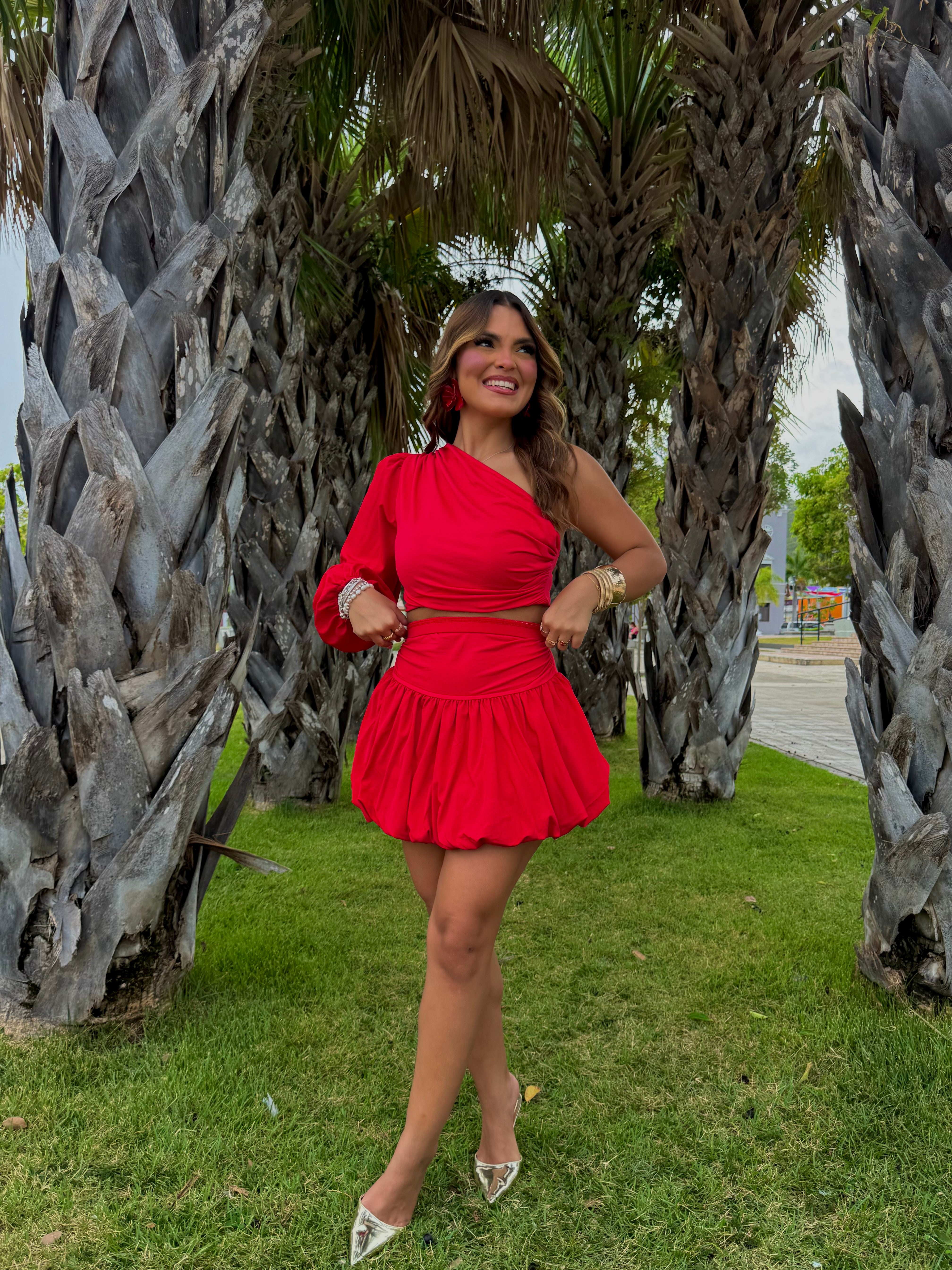 fiamma rouge skirt set