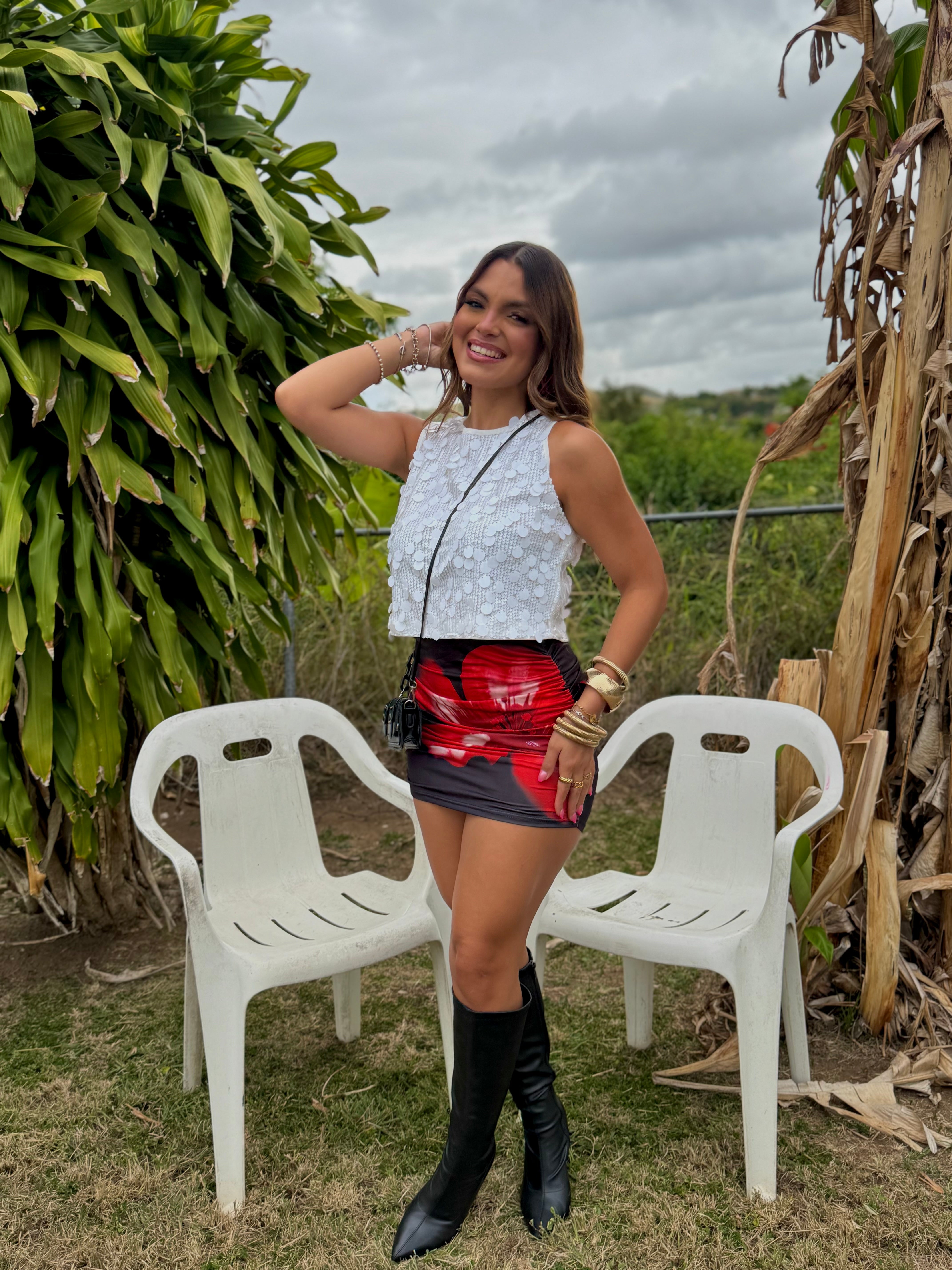 mirella scrunchie skirt