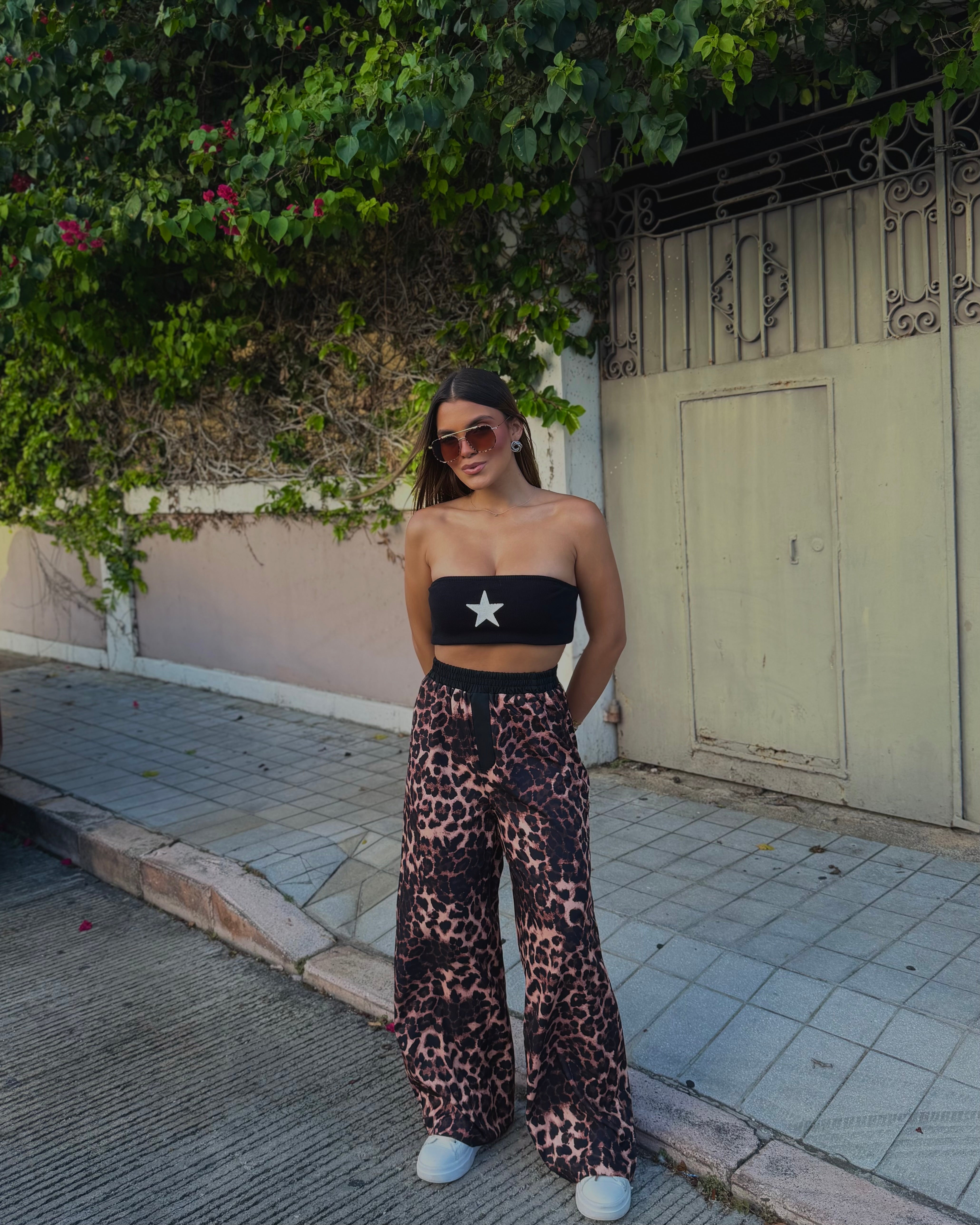 taissa leopard comfy pant