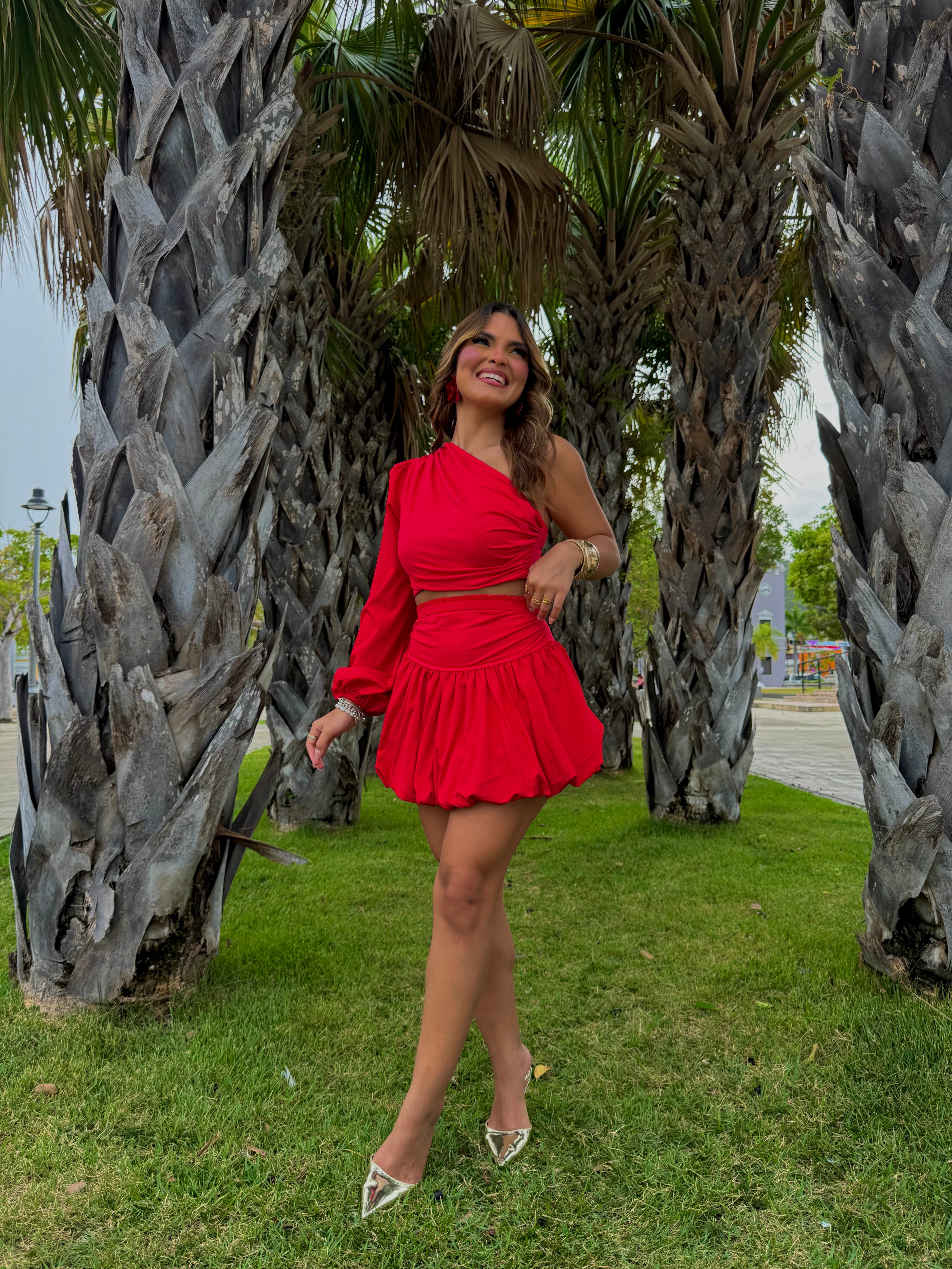 fiamma rouge skirt set