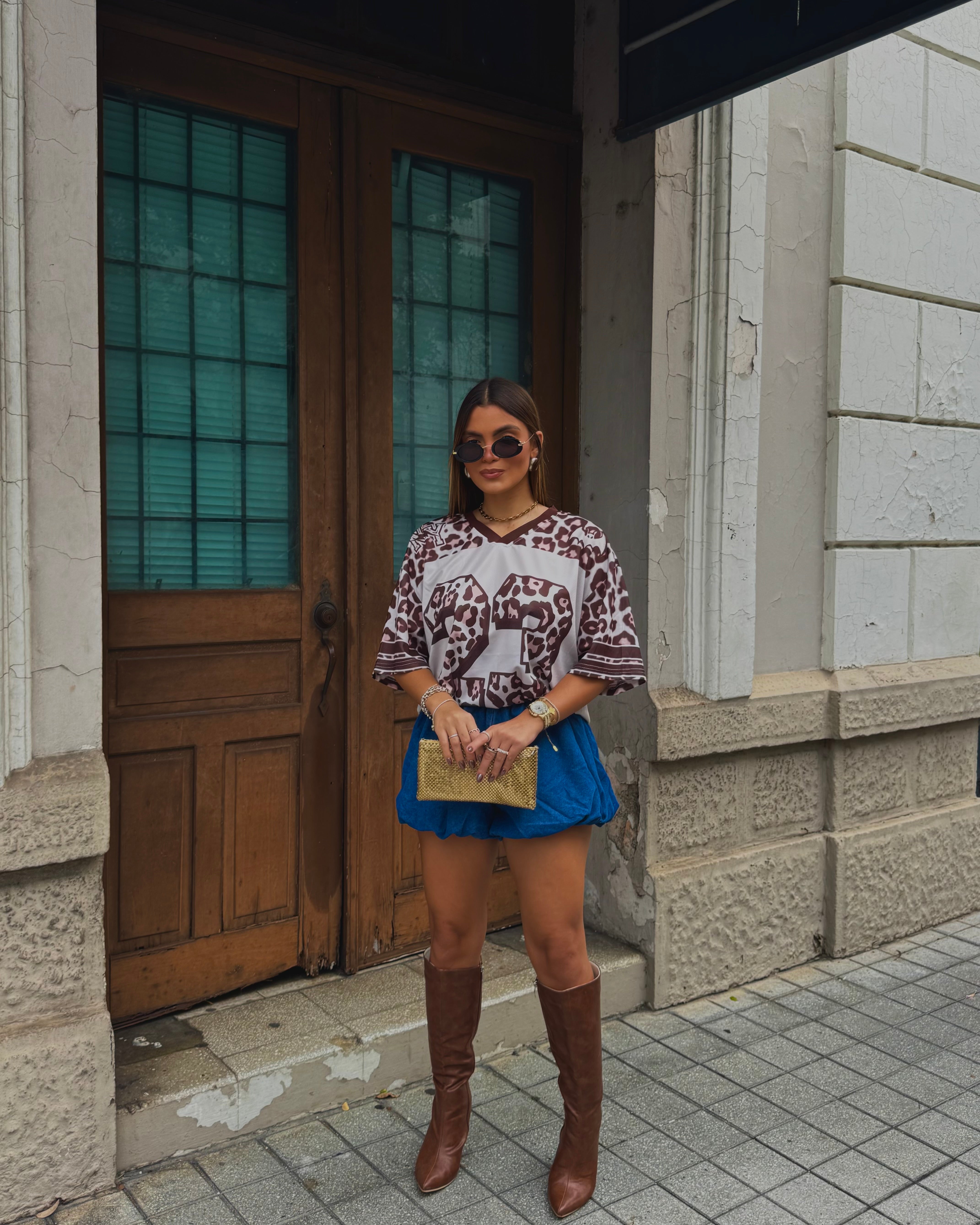 eulaila leopard print jersey