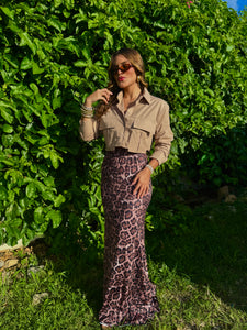 yareli cargo button down shirt