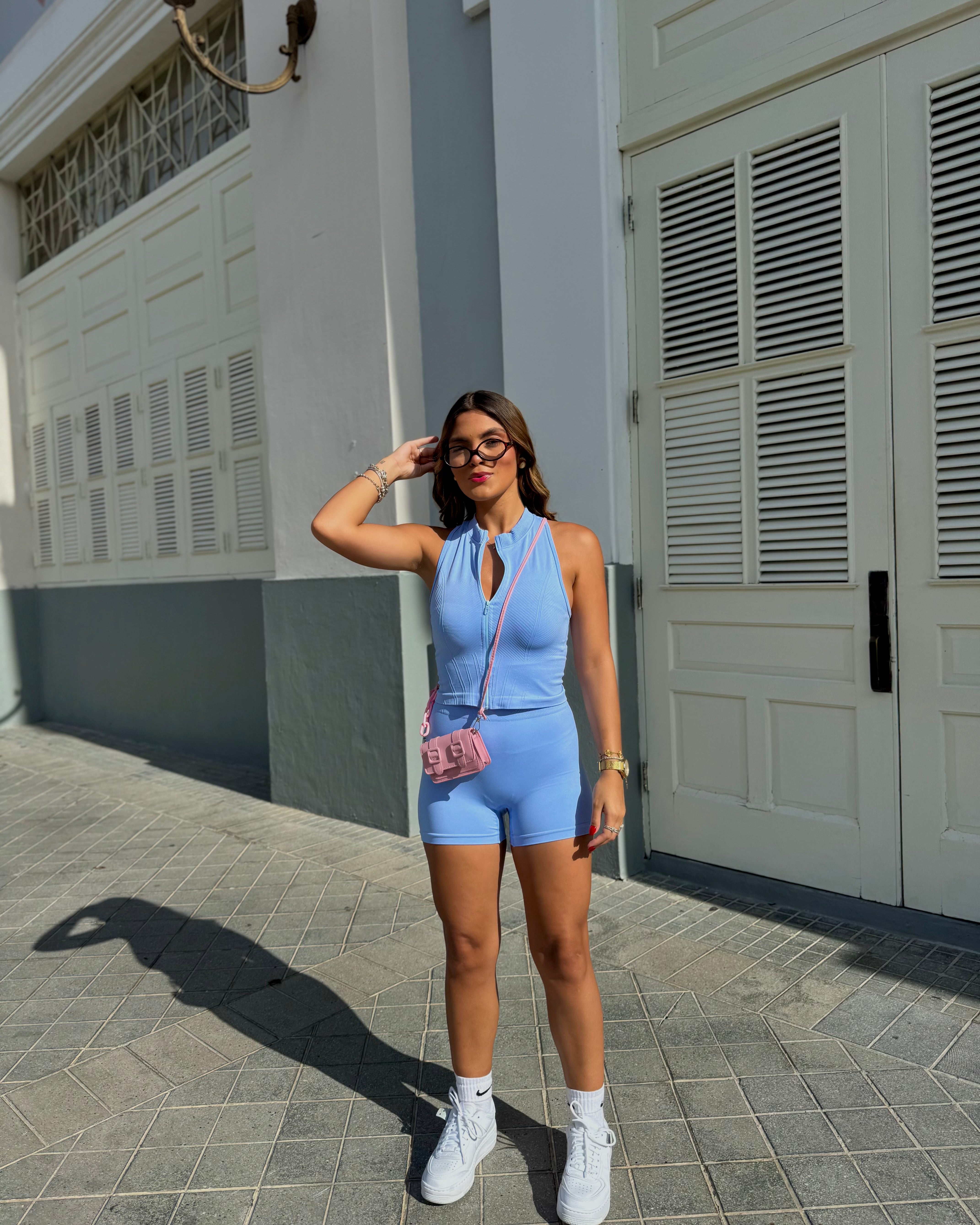 rachelle mayan blue tummy control active set
