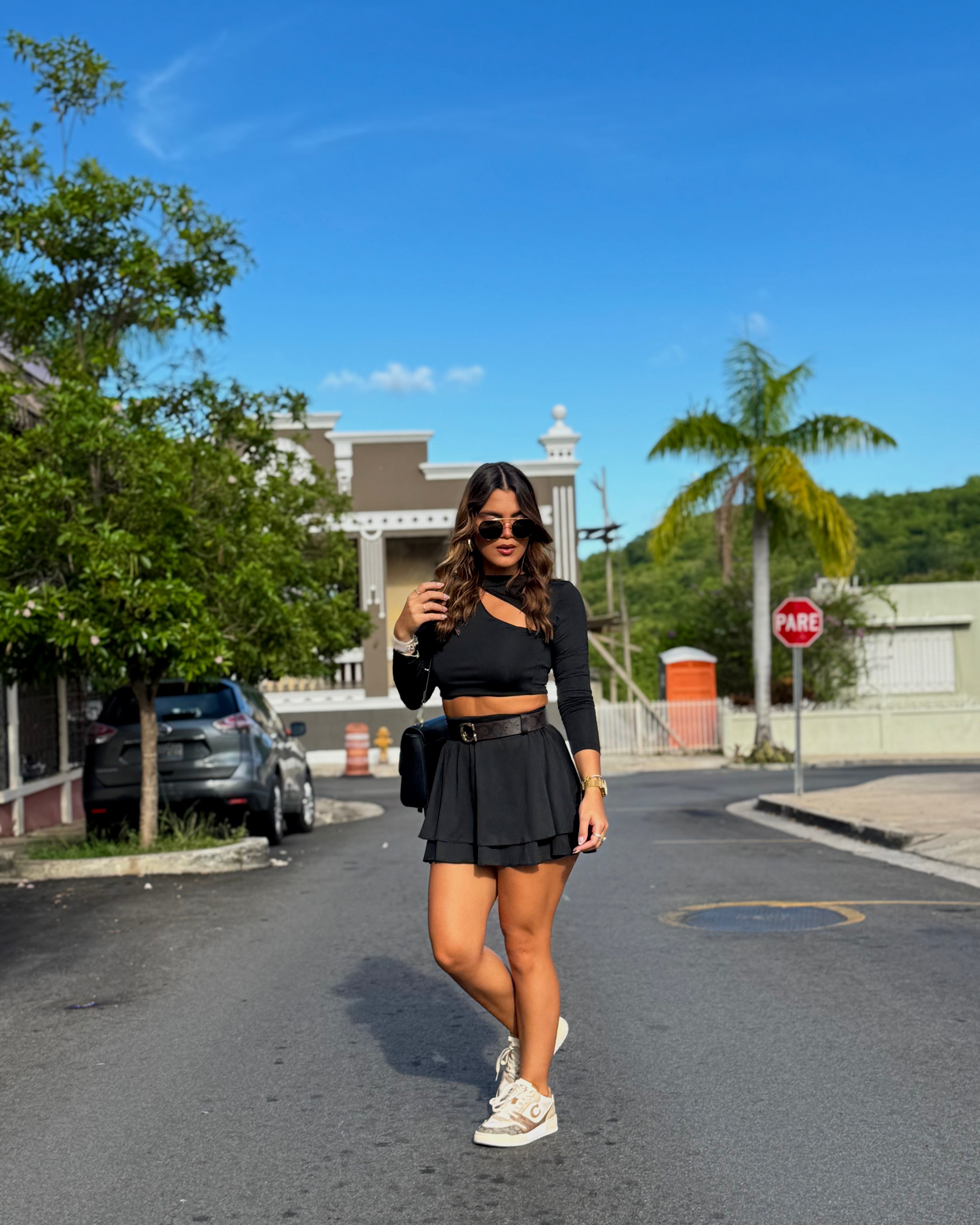 lanney casual skirt set