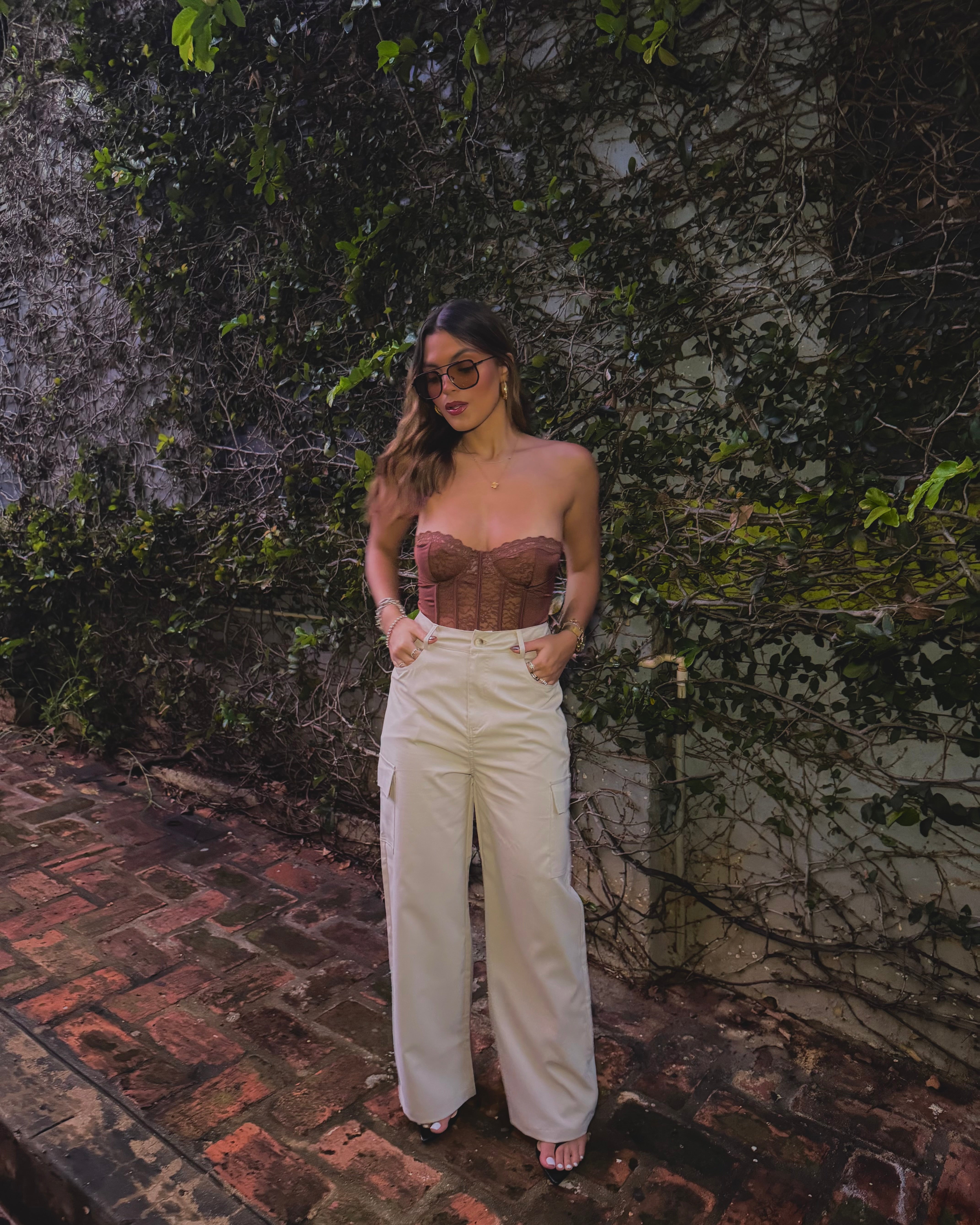 carolinne chocolate corset