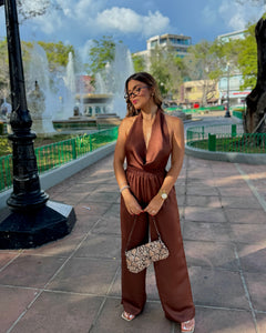 graycee elegant choco satin set
