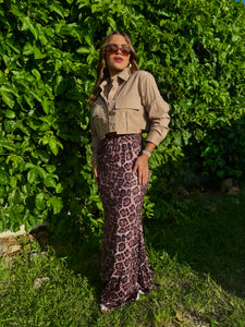 yareli cargo button down shirt