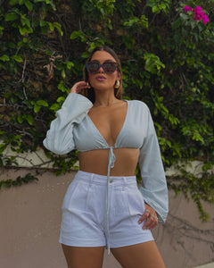 dánicka semi-formal denim short
