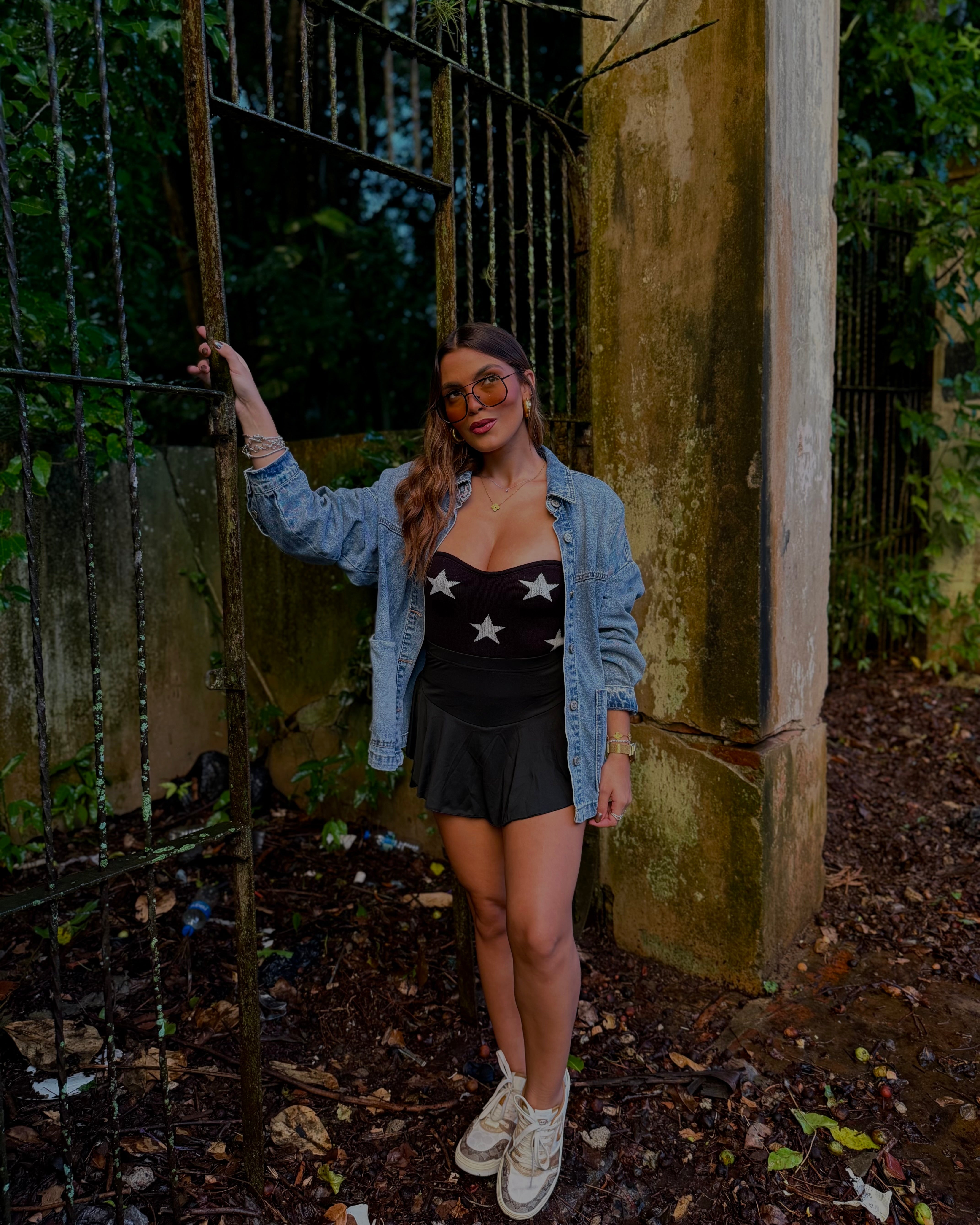 nandyan stars crop top