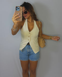 philomena elegant blouse nude