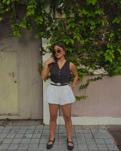 celine crop vest