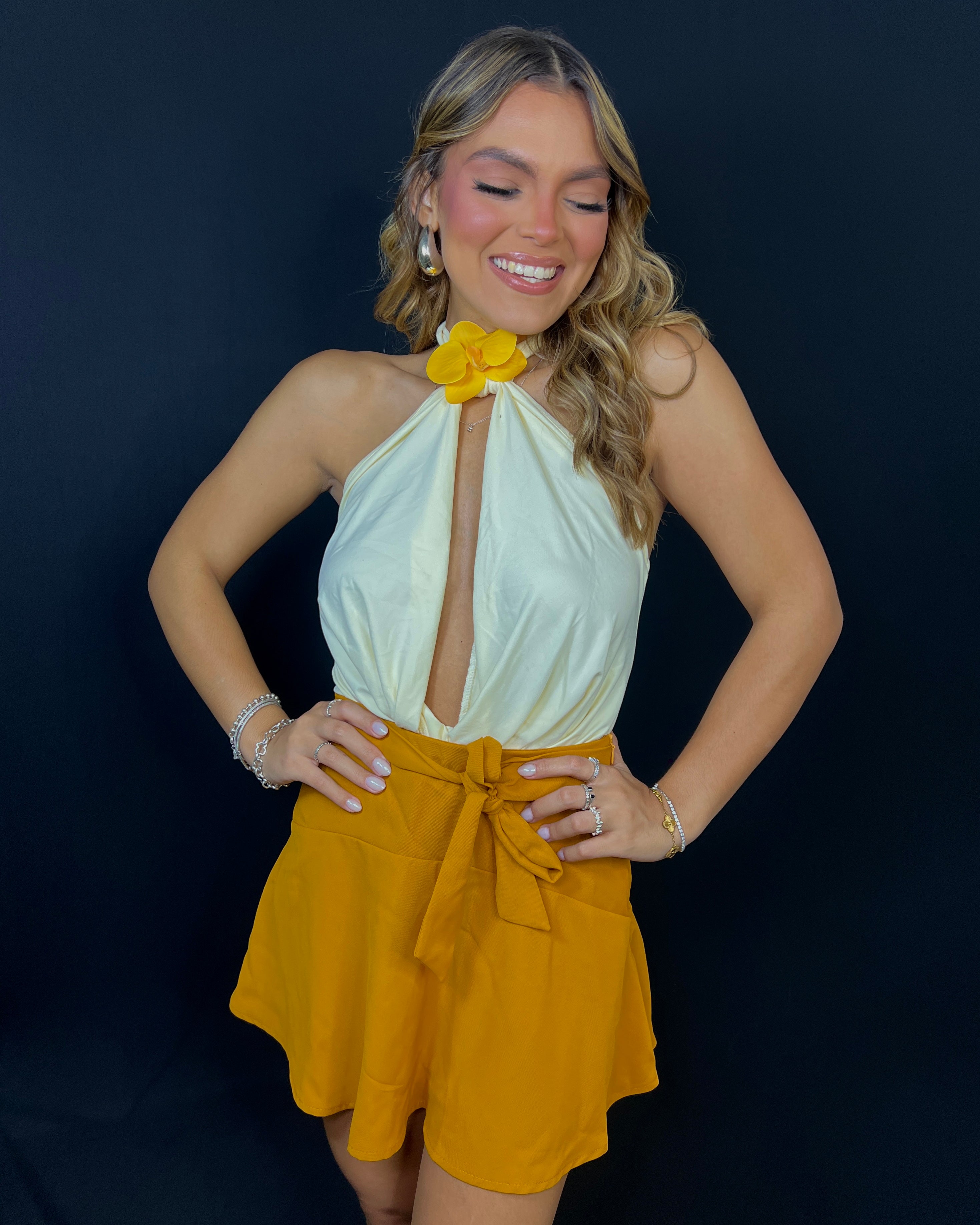 orimis baby yellow blouse