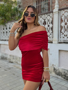 naiara mini velvet dress