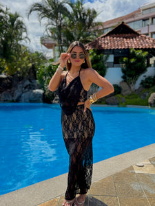 gaela lace midi skirt